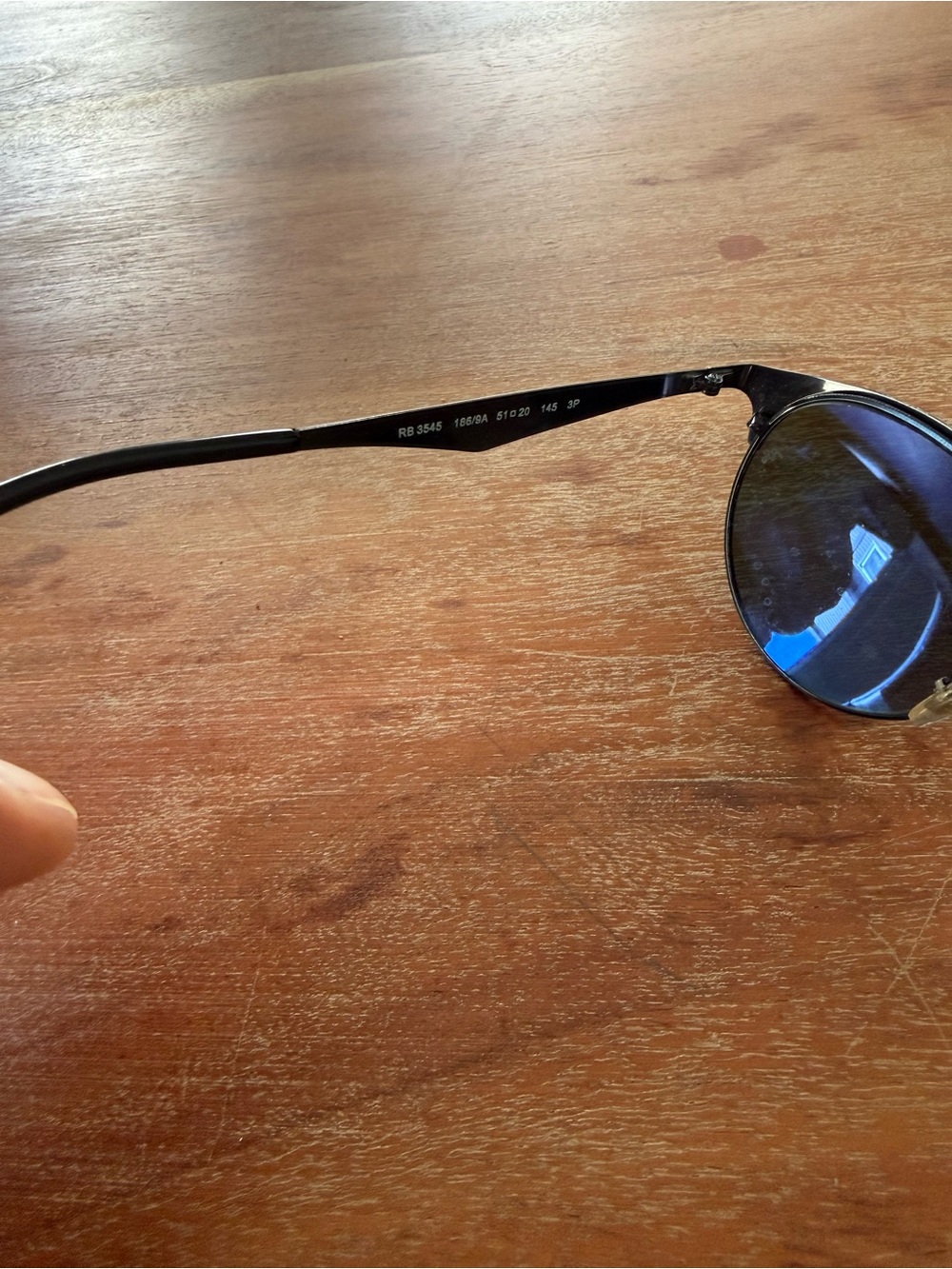 Ray-Ban RB3545 Polarized Sunglasses – Black - Picture 5 of 6
